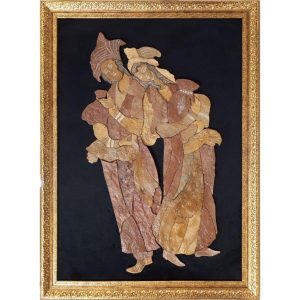 Khatamkari Houten Inlegkunst – Leyli & Majnoon
