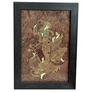 Khatamkari Houten Inlegkunst – Artistieke Setar