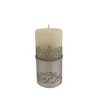 Witte Nowruz Kaars – Nowruz Gebed Design (2-Pack)