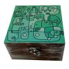 Houten Doos voor Cadeau met Artistiek Patroon – Naghashi