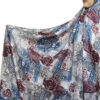Perzische Chador Raya — Blauw Floraal Patroon