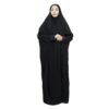 Zwarte moslim chador in Jemen-stijl – Dames abaya-hijab (Yaman)