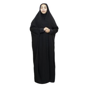 Islamitische Arabische Zwarte Chador Abaya Hijab voor Vrouwen en Gebed – Yaman