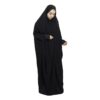 Zwarte moslim chador in Jemen-stijl – Dames abaya-hijab (Yaman)