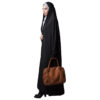 Zwarte chador met mouwen in Fatemi-stijl – Islamitische overhead-hijab