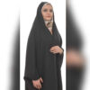 Mohseni zwarte chador-abaya – Volledig bedekkende islamitische overhead