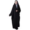 Islamitische Arabische Zwarte Chador Abaya Hijab met Mouwen voor Vrouwen en Gebed – Vira