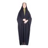Klassieke zwarte islamitische chador – Volledig bedekkende dames hijab (Zahra)