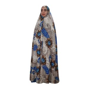 Perzische Chador Nahal — Grijs Modern Patroon