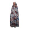 Traditionele Iraanse chador – Bloemenprint gebedsjurk voor dagelijks gebruik (Niloufar)