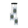 stoffen Cluster Hanglamp met Fluwelen Cilinder Lampenkap – Model Liana