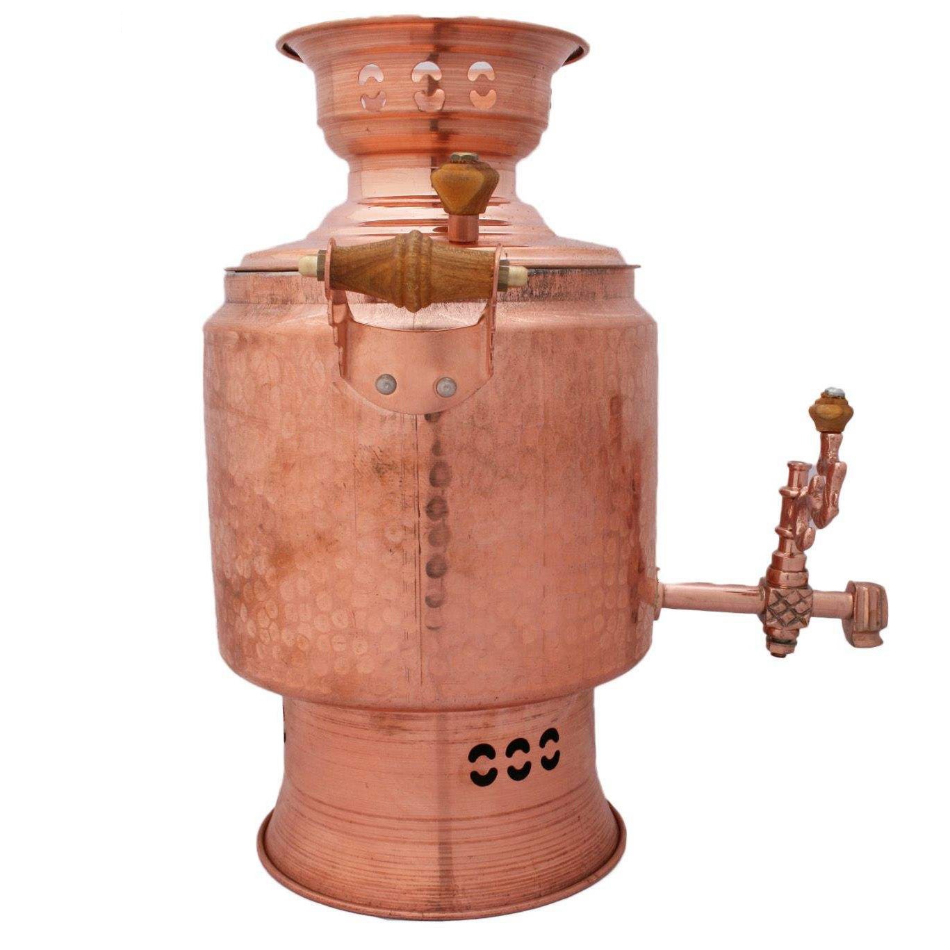 Perzische Koperen Fornuis Samowar Traditioneel Design 2,5 & 4 Liter