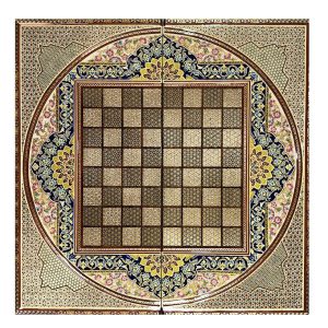 Perzisch Marquetry Schaakbord Spel Model Bruin Design