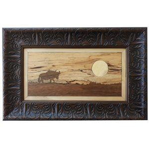Khatamkari Houten Inlegkunst – Artistieke Buffel