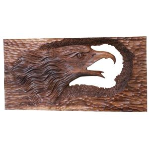 Houten Wanddecoratie – Gesneden Model Adelaar