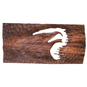 Houten Wanddecoratie – Gesneden Model Vleugel