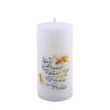 Witte Nowruz Kaars met Goudvis – Set van 2