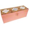 Houten Doos voor Cadeau met Perzisch Geïnspireerd Patroon – Roze
