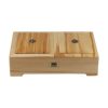 Herbal Houten Thee-Organizer Doos met Ingebouwde Verwarmer