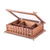 Diba Houten Organizer Doos – Box met sectionele thee-opslag