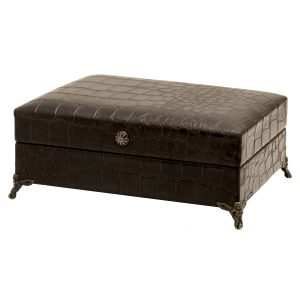Javin Thee Organizer – Houten Doos met Ingebouwde Lades