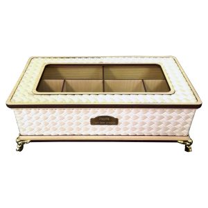 Dilan Thee Organizer – Houten Doos met Compartimenten