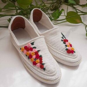 Giveh Schoenen – Perzisch handgemaakt Schoeisel Flower Model