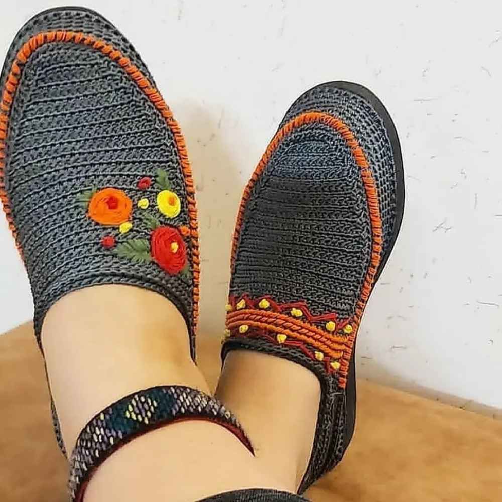 Giveh Schoenen – Perzisch handgemaakt Schoeisel Grijs Model