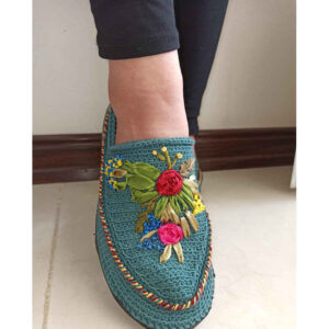 Giveh Schoenen – Perzisch handgemaakt Schoeisel Flower Model