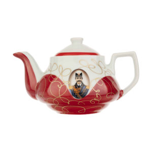 Shah Abbasi Porseleinen Theepot – Wit Design