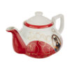 Shah Abbasi Porseleinen Theepot – Wit Design