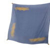 Perzische Damessjaal - Artistiek Blauw Eshgh Kalligrafie Design