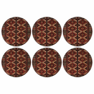 Bruine stoffen placemats – Model Sayeh