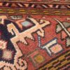 Handgeknoopt Perzisch Azin Loper (Tribaal Geometrisch Medaillon) - Bruine Wol