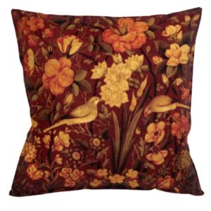 Bruine Etnische Velvet Kussenhoezen – Bolbol Ontwerp (Set van 2)