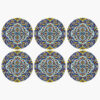 Stoffen placemats onder het bord set – Model Kaashi