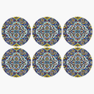 Stoffen placemats onder het bord set – Model Kaashi