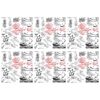 Stoffen placemats onder het bord set – Model Calligraphy