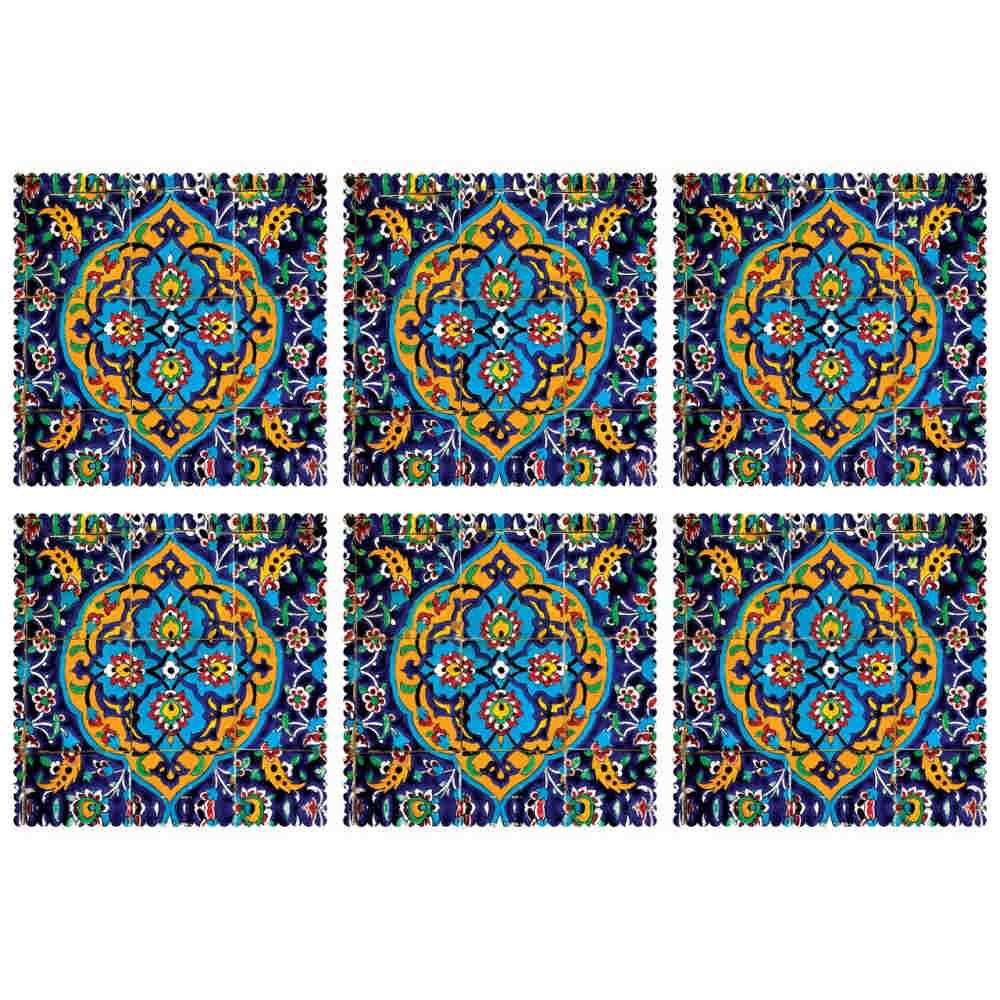 Stoffen placemats onder het bord set – Model Vesal