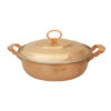 Perzische koperen sauteerpan – Handgemaakt met deksel (Dara Model)