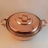 Perzische koperen sauteerpan – Handgemaakt met deksel (Faraz Model)