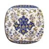 Qajar Tegels Iraanse Florale Onderzetters – Ronde Artistieke Houten Set