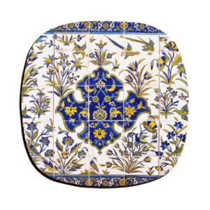 Onderzetter set met Perzisch artistiek ontwerp – Qajar Tegel