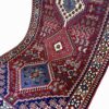 Handgeknoopt Perzisch Bakhtiyari Arsalan Loper (Tribale Geometrische Ruit) - Rode Wol