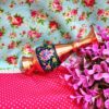 Decokoperen vaas handbeschilderd met Perzisch Minakari-email, Tahoora-model met een klassiek bloemenpatroon