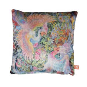 Perzische fluwelen kussensloop – Simorgh ontwerp (set van 2)