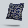 Navy Blauwe Velvet Kussenhoezen – Termeh Ontwerp (Set van 2)