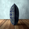 Navy Blauwe Velvet Kussenhoezen – Termeh Ontwerp (Set van 2)