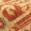 Handgeknoopt Perzisch Shiraz Khorshid Loper (Qashqai Geometrisch Medaillon) - Oranje Wol