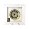 Decoratieve houten wand-sleutelhanger met ontwerp Cheshm Nazar C2
